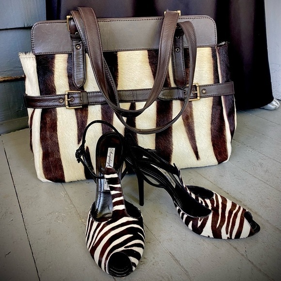 ANGELEIGH ANASTASIO Italy Cowhide Leather Heels size 7 - Picture 1 of 6